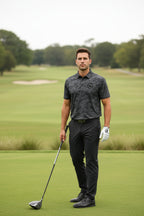 Golf polo shirt featuring the Ain’t Done Yet Par-Tee design with a clean, casual fit
