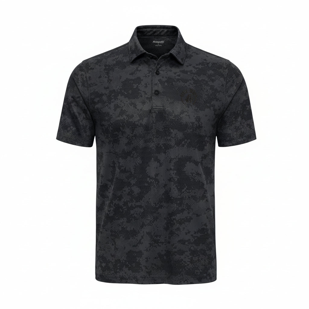 Golf polo shirt featuring the Ain’t Done Yet Par-Tee design with a clean, casual fit

