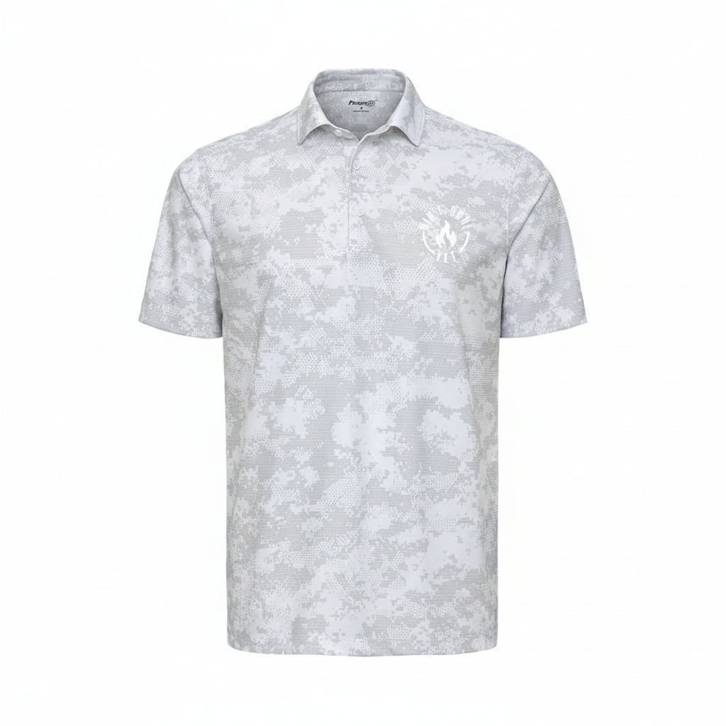 Golf polo shirt featuring the Ain’t Done Yet Par-Tee design with a clean, casual fit
