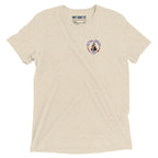 Still Partying America 250 oatmeal t-shirt featuring George Washington wearing a birthday hat and sunglasses with a cigar, commemorating America's 250th anniversary.