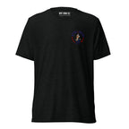 Still Partying America 250 black t-shirt featuring George Washington wearing a birthday hat and sunglasses with a cigar, commemorating America's 250th anniversary.