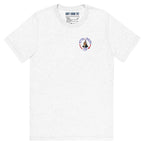 Still Partying America 250 white t-shirt featuring George Washington wearing a birthday hat and sunglasses with a cigar, commemorating America's 250th anniversary.